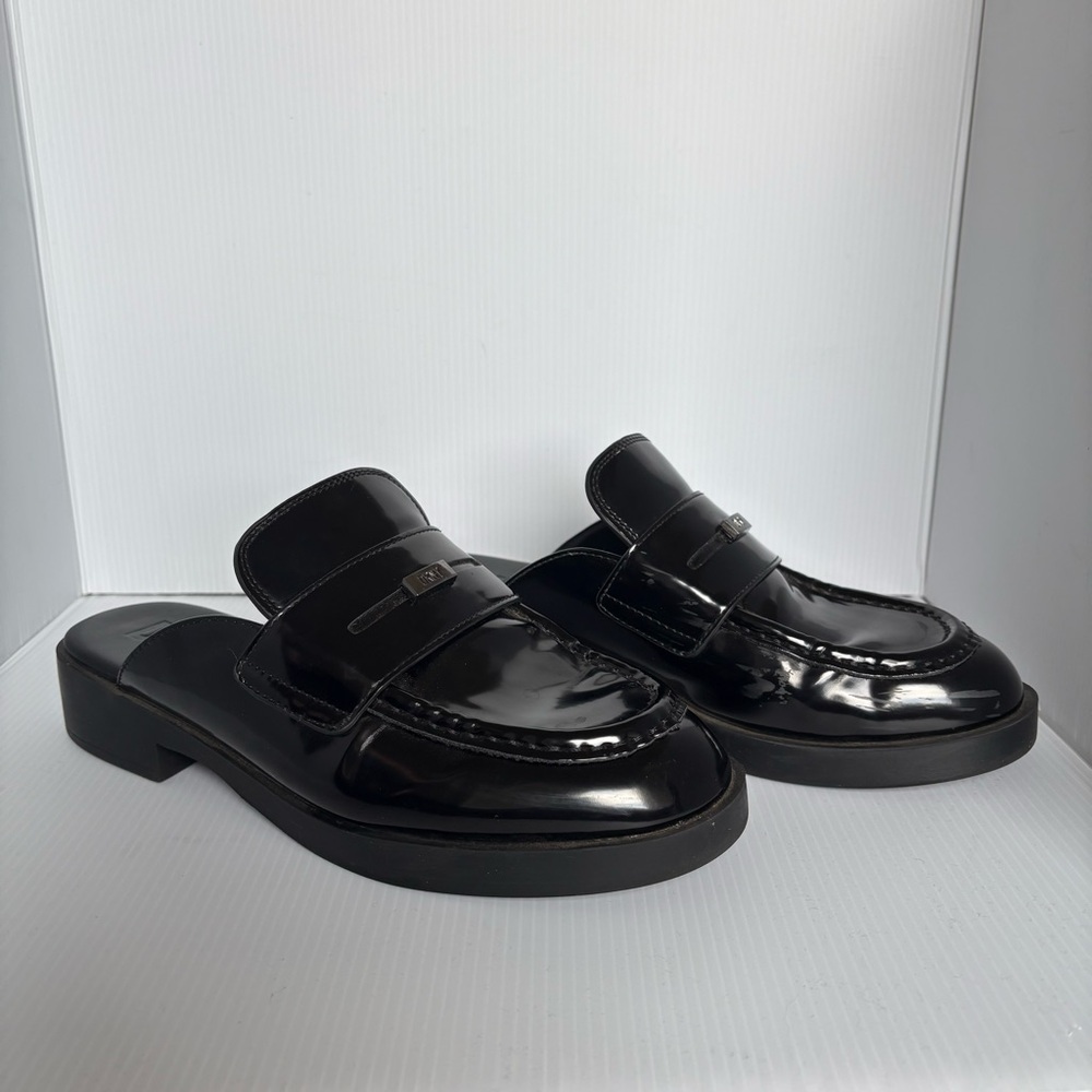DKNY Y2K Chunky Black Loafers